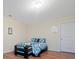 Bedroom with hard flooring, a closet door, and double bed at 4040 Brightmore Dr, Austell, GA 30106