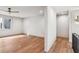 Spacious bedroom with hardwood floors and a ceiling fan at 298 Saint Marys Nw Ln, Marietta, GA 30064