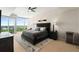 Spacious main bedroom with large windows, ceiling fan, and modern finishes at 3325 Piedmont Ne Rd # 2006, Atlanta, GA 30305
