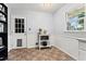 Bright eat-in kitchen area with a view to the backyard, with access to the exterior at 579 Chapman Dr, Marietta, GA 30066