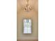Window with blinds and a chandelier in an empty room at 335 Pintail Ct, Suwanee, GA 30024