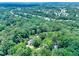 Aerial view showing homes nestled among dense, green treetops at 4915 Millers Trce, Peachtree Corners, GA 30096