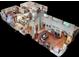 3D plan featuring the home layout at 4915 Millers Trce, Peachtree Corners, GA 30096