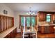 Kitchen/Dining Room combo with stainless appliances, granite countertops, and natural lighting at 4915 Millers Trce, Peachtree Corners, GA 30096