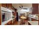 Kitchen with granite countertops, butcher block island, stainless appliances, and breakfast nook at 4915 Millers Trce, Peachtree Corners, GA 30096