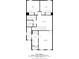 Floor plan for the second floor features bedrooms, bathrooms, Gathering room, and laundry room at 3560 Bexton Dr, Duluth, GA 30097