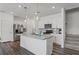 Modern kitchen featuring granite countertops and stainless steel appliances at 3560 Bexton Dr, Duluth, GA 30097