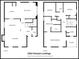 Detailed floor plan showcasing the layout of the home, including kitchen, living room, and bedrooms at 3332 Chastain Landings Ct, Marietta, GA 30066