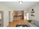 Open-concept living room seamlessly connected to the modern kitchen area at 3332 Chastain Landings Ct, Marietta, GA 30066