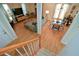 Spacious and naturally lit landing area leads to the living room and dining area at 3332 Chastain Landings Ct, Marietta, GA 30066