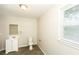 This is a practical bathroom with tile flooring, and a modern vanity at 1112 Smith St, Atlanta, GA 30310