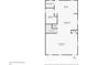 Layout of the first floor of this home, featuring the Kitchen, Living Room, and Dining Room at 1112 Smith St, Atlanta, GA 30310