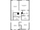 Second floor floorplan featuring primary bedroom, Gathering room, laundry, and additional bedrooms at 4583 Roskin St, Duluth, GA 30097