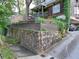 Exterior view of home showcasing stone retaining wall, siding and a glimpse of under-house parking at 770 Barnett Street Ne, Atlanta, GA 30306