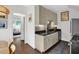 Efficient kitchen with stainless steel appliances, granite countertops, and streamlined cabinets at 770 Barnett Street Ne, Atlanta, GA 30306