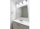 Clean and well-maintained bathroom features a single sink and vanity at 7972 Woodlake Dr, Riverdale, GA 30274