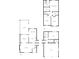A detailed floor plan of the residence, showcasing the layout of each level of the home at 5021 Rodrick Trce, Marietta, GA 30066
