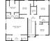 Second floor layout including primary bedroom, bedrooms, bathrooms, laundry, and walk-in closets at 2445 Whitehead Place Dr, Suwanee, GA 30024