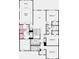 Detailed floor plan of the second story, showcasing the layout of the bedrooms, bathrooms, and loft space at 4034 Dantry Ln, Buford, GA 30519