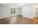 Bedroom with hardwood floors, natural light and spacious closet at 434 Westlake Nw Dr, Marietta, GA 30064