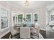 Sunlit breakfast nook with views of the pool at 434 Westlake Nw Dr, Marietta, GA 30064