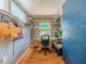 Office area with a work space with natural light and built in storage at 5130 Dearing St, Covington, GA 30014