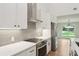 Well-equipped kitchen featuring stainless steel appliances, stylish backsplash, and ample storage for culinary enthusiasts at 600 Applewood Nw Ln, Marietta, GA 30064
