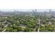Picturesque aerial view of a lush, green neighborhood with the striking Atlanta skyline in the distant background at 524 Paines Nw Ave, Atlanta, GA 30318