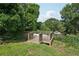 Backyard featuring a wooden deck surrounded by lush greenery, perfect for outdoor relaxation and entertainment at 524 Paines Nw Ave, Atlanta, GA 30318