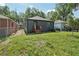 Spacious backyard with a well-manicured lawn and mature trees, ideal for outdoor activities at 524 Paines Nw Ave, Atlanta, GA 30318