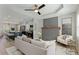Open floor plan with fireplace, seamlessly connecting the kitchen and living area at 524 Paines Nw Ave, Atlanta, GA 30318