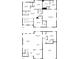 Floor plans for both the first and second floors, highlighting the room layouts and dimensions of the home at 1128 E Shoreview Rd, Mcdonough, GA 30253
