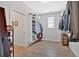 Walk-in closet with custom shelving and rod system, offering ample storage space at 101 River Walk Pkwy, Euharlee, GA 30145