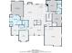 Detailed floor plan showcasing the layout of the first floor with measurements at 101 River Walk Pkwy, Euharlee, GA 30145
