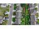 Residential area featuring houses with manicured lawns and landscaped backyards at 1767 Weatherbrook Cir, Lawrenceville, GA 30043