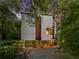 Stunning modern home with unique architectural design and beautiful surrounding landscape at 2105 Fairhaven Ne Cir, Atlanta, GA 30305