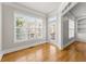 Bright sitting room featuring large windows and access to a private balcony at 2345 Gallard St, Lawrenceville, GA 30043