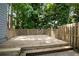 Wooden back deck features a wooden fence perimeter at 149 Rondak Se Cir, Smyrna, GA 30080