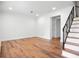 Bright living room featuring new floors, fresh paint, and ample space for relaxing or entertaining at 149 Rondak Se Cir, Smyrna, GA 30080