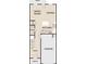 First floor plan featuring the Gathering room, kitchen, dining, garage and patio at 1615 Gunnin Nw Trce, Atlanta, GA 30318