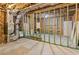 Unfinished basement framed and ready for customization, complete with HVAC system at 328 Shade Tree Cir, Woodstock, GA 30188