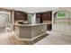 Open kitchen featuring stainless steel appliances and granite countertops at 328 Shade Tree Cir, Woodstock, GA 30188
