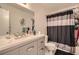 Bathroom with modern vanity and walk-in shower at 4023 Stillwater Dr, Duluth, GA 30096
