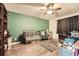 Bedroom with a crib and a rug at 4023 Stillwater Dr, Duluth, GA 30096