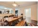 Dining area provides access to both the kitchen and living spaces creating an open and connected feel at 4023 Stillwater Dr, Duluth, GA 30096