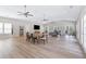 Large clubhouse area with tables and chairs, perfect for gatherings and events at 4211 Schooner Ne Ct, Roswell, GA 30075