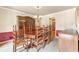 Elegant dining room with a large wooden table, ample seating, and classic decor at 4211 Schooner Ne Ct, Roswell, GA 30075