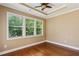 Bedroom with hardwood flooring, great natural light, and a ceiling fan at 2969 Rivergreen Se Ln # 23, Atlanta, GA 30339