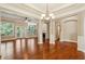 Bright dining space with hardwood floors, great flow to living room and other spaces at 2969 Rivergreen Se Ln # 23, Atlanta, GA 30339