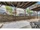 View from the covered back patio, highlighting the tiered design at 3014 Liberty Nw Way, Atlanta, GA 30318